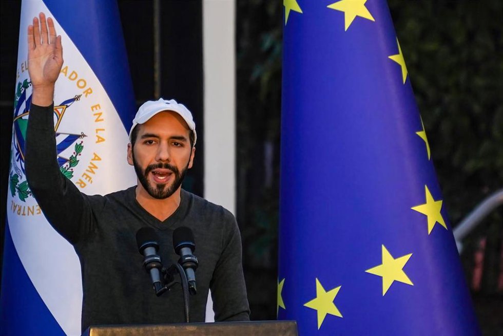 Archivo - El presidente de El Salvador, Nayib Bukele