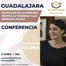 Conferencia Macarena Olona en Guadalajara