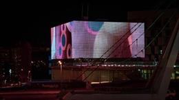 Fachada Media de Etopia Centro de Arte y Tecnología