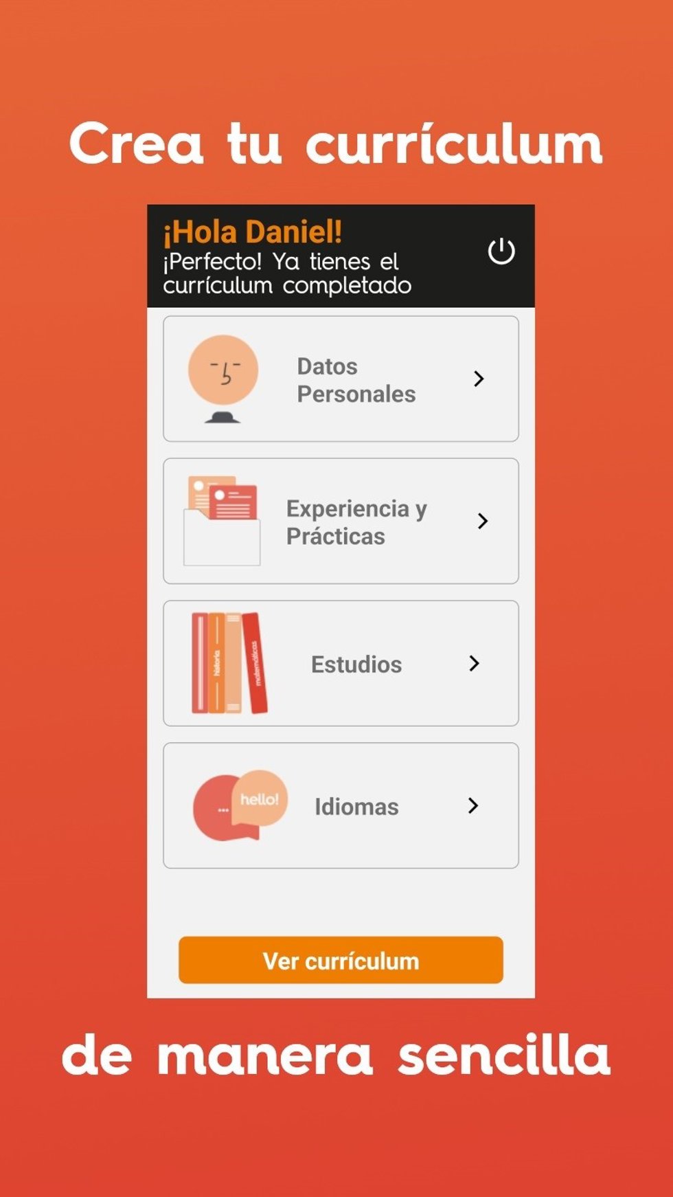 La app inCV ayuda a personas con discapacidad intelectual a realizar su CV de manera "sencilla" mediante escritura y voz