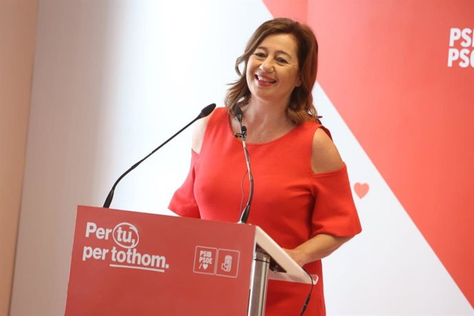 La secretria general del PSIB-PSOE, Francina Armengol, davant el Consell Polític, mxim rgan de decisió entre congressos