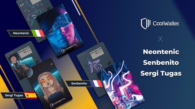 CoolBitX, the leading hardware wallet maker, is proud to announce the launch of an exclusive collection in celebration of CoolWallet Pro's anniversary. This eclectic special edition features three renowned international artists: Neontenic from Italy, Senb