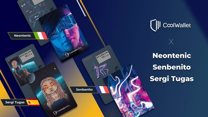 CoolBitX, the leading hardware wallet maker, is proud to announce the launch of an exclusive collection in celebration of CoolWallet Pro's anniversary. This eclectic special edition features three renowned international artists: Neontenic from Italy, Se