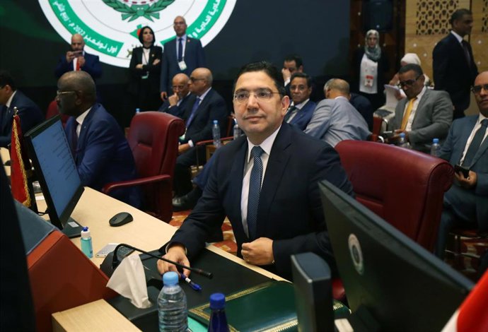 Archivo - El ministro de Asuntos Exteriores de Marruecos, Nasser Bourita