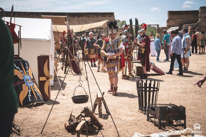 Participantes en una de las actividades de Emerita Lvdica.