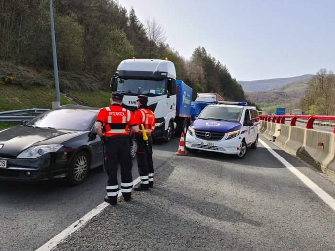 Archivo - Control de la Ertzaintza