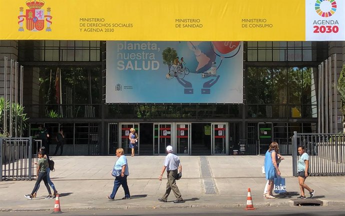 Archivo - Vista general del Ministerio de Sanidad, a 27 de julio de 2022, en Madrid (España). El Ministerio de Sanidad estudia la financiación de Libmeldy, el único medicamento existente contra la leucodistrofia, una enfermedad genética considerada rara