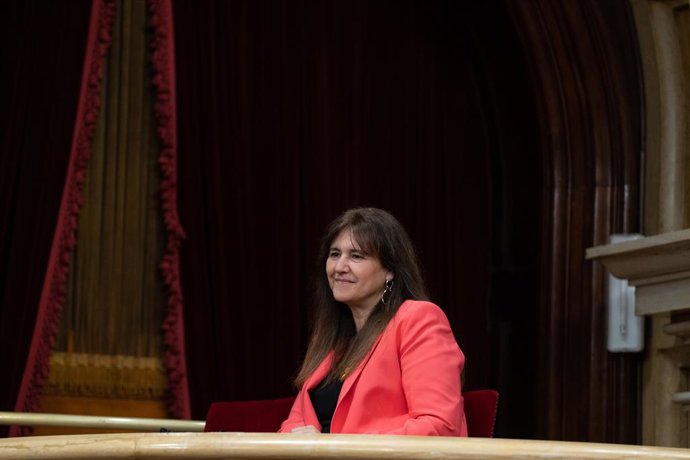 Archivo - La presidenta de Junts i expresidenta del Parlament, Laura Borrs
