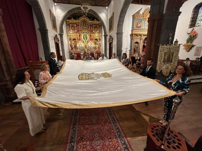 Los Llanos De Aridane Ya Ha Dado Comienzo A Su Fiesta De La Patrona 2023 Con Su Tradicional Izada De La Bandera.