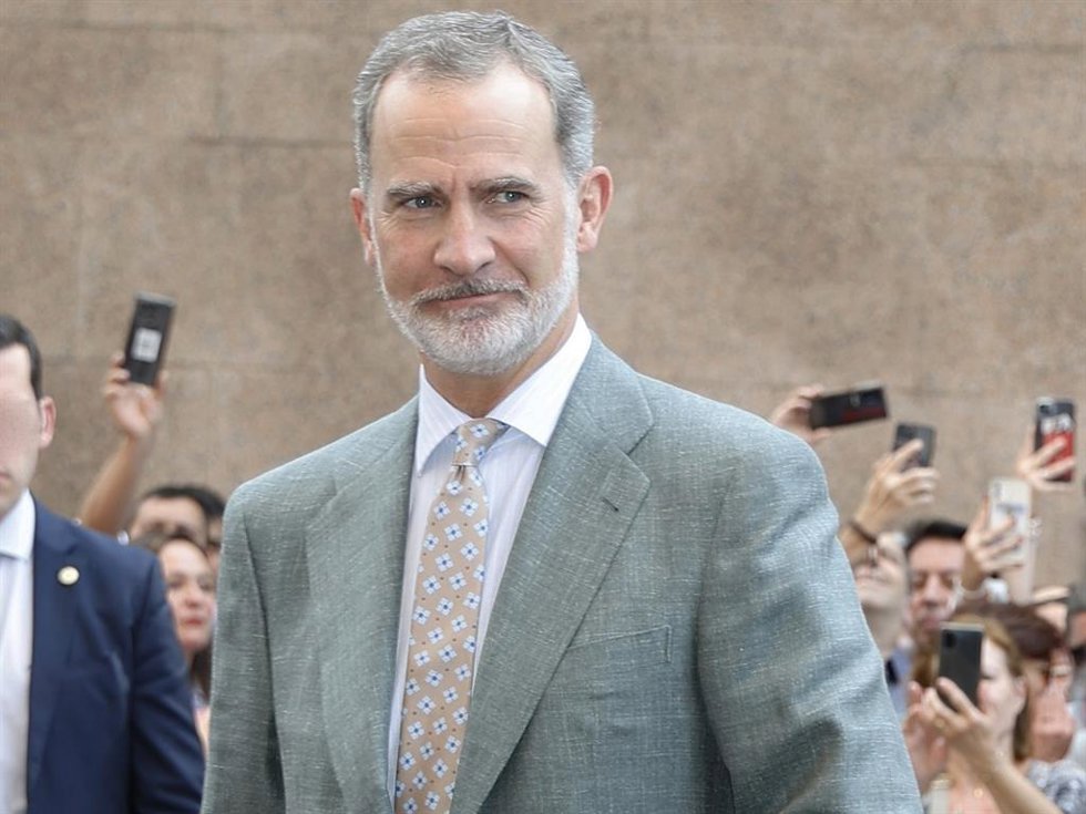 Don Felipe, a su llegada a Las Ventas