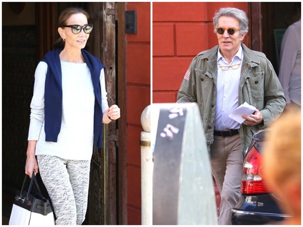 Isabel Preysler y Alfonso Díez abandonando el mismo hotel de Sevilla