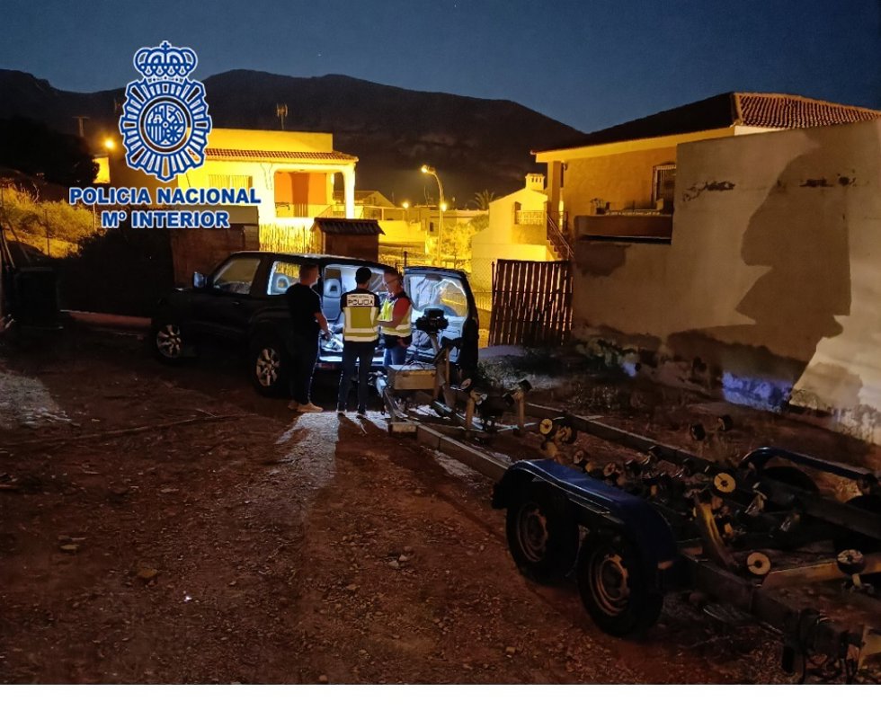 Imagen de la operación policial