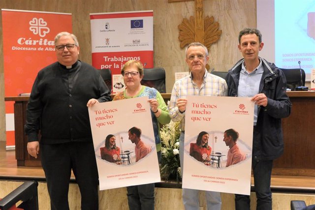 Presentación del balance de Cáritas Albacete.