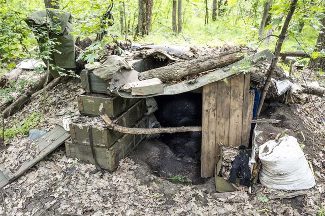 Búnker abandonado en Ucrania