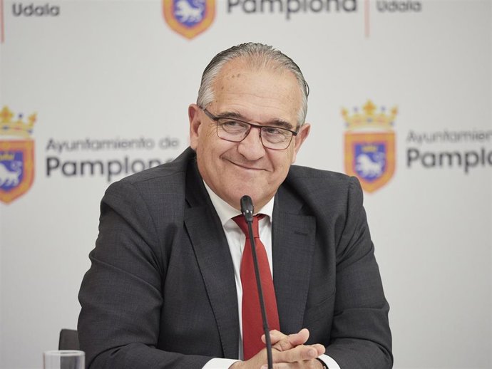 El alcalde de Pamplona, Enrique Maya.