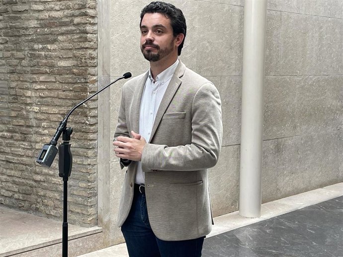 El secretario de Organización del PSOE Aragón, Darío Villagrasa.
