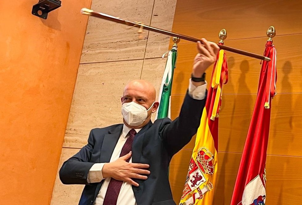 Archivo - Francisco Rodríguez el día de su investidura