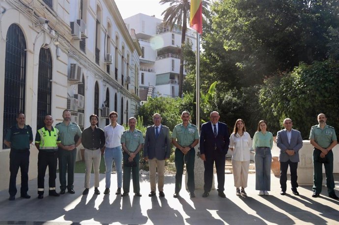 Representantes de la Guardia Civil y la UCO en el impulso al programa de prácticas académicas externas.