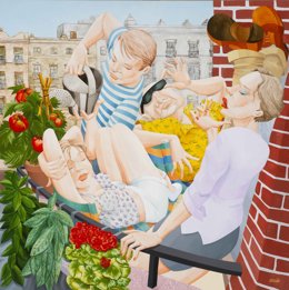 Archivo - Arxiu - El pintor Antonio Abellán fa una passejada per Valncia en el Museu de la Ciutat