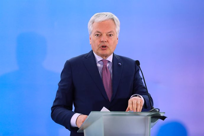 Archivo - March 3, 2023, Lviv, Ukraine: Didier Reynders attends a summit 'United for Justice' to discuss allegations of war crimes committed in Ukraine, amid Russia's attack on Ukraine.