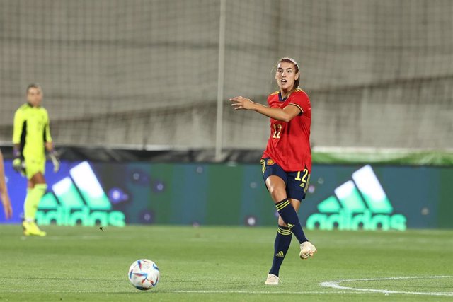 Archivo - Patricia Guijarro durante un partido con la selección española