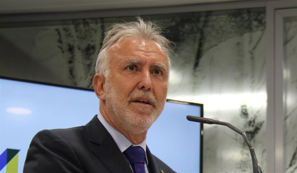 El presidente de Canarias en funciones, Ángel Víctor Torres