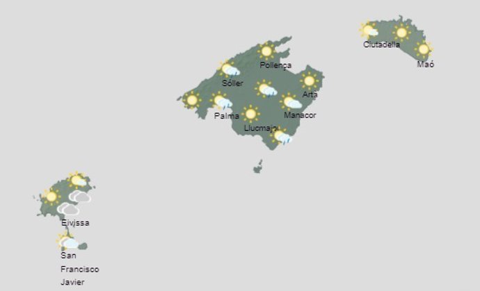 El tiempo hoy martes, 6 de junio, en Baleares.
