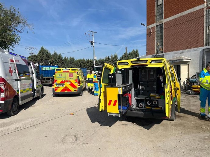 Muere un trabajador de 57 años atropellado en una nave de Torrejón de la Calzada