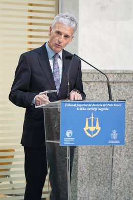 Archivo - El presidente del Tribunal Superior de Justicia del País Vasco, Iñaki Subijana.