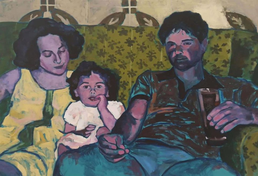 Obra premiada, 'El sofá de la abuela', de Paz Catalán.