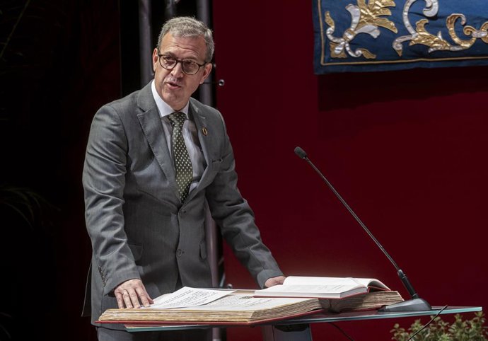 Archivo - El consejero de Industria, Comercio y Empleo, Mariano Veganzones, a 20 de abril de 2022, en Valladolid, Castilla y León (España). 