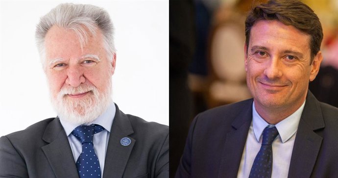 Luis Miguel Chapinal, decano COITT. Antonio Rodas, pdte. AEGITT.