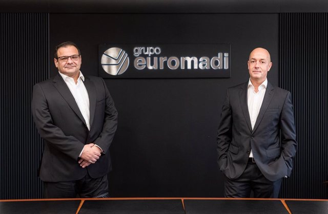 Archivo - El director general de Grupo Euromadi, Antonio Font, y el consejero delegado, José María Rodríguez