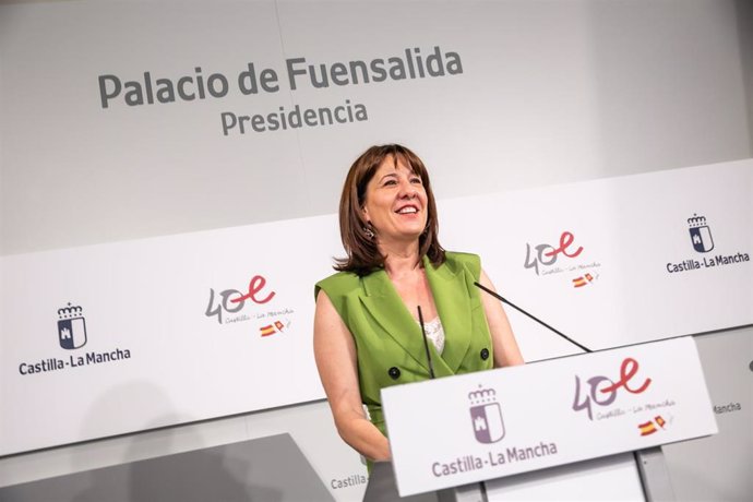 La consejera de Igualdad y portavoz del Gobierno regional, Blanca Fernández, comparece en rueda de prensa para informar sobre los acuerdos del Consejo de Gobierno