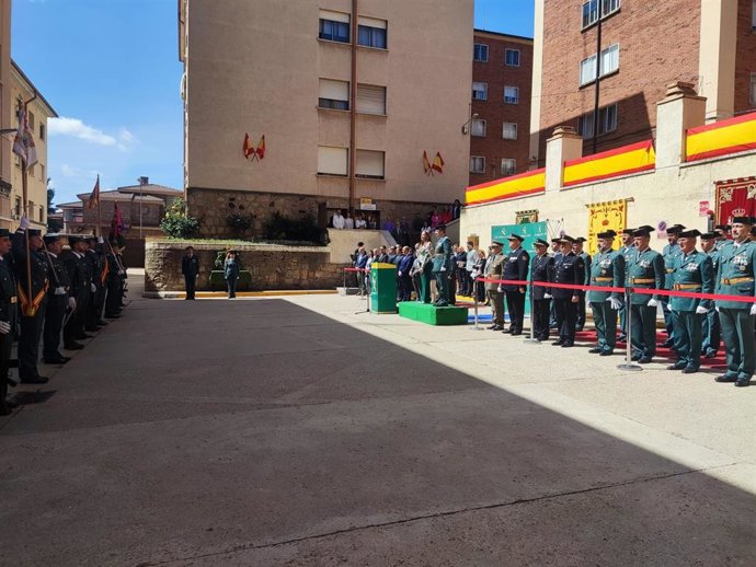 Acto del 179 aniversario de la Guardia Civil en Soria