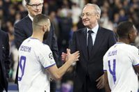 Florentino Pérez: "Benzema es uno de los jugadores más increíbles de la historia del Real Madrid"