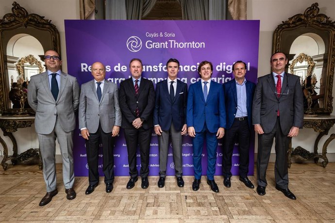 Socios y ponentes de un encuentro de digitalización de empresas organizado por Grant Thornton