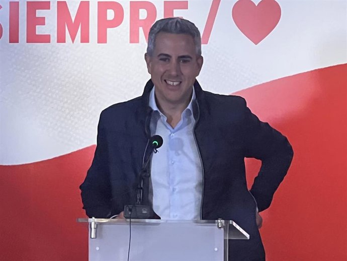 El secretario general del PSOE de Cantabria, Pablo Zuloaga