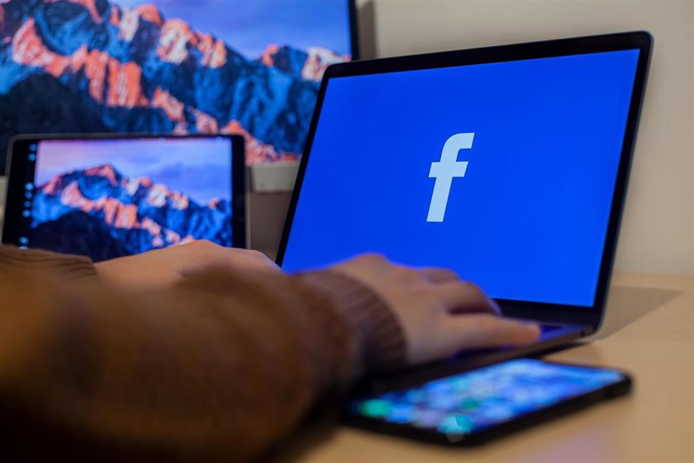 Interfaz de inicio de Facebook