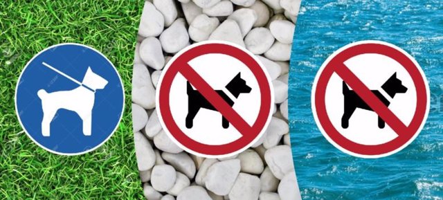 Los perros no pueden acceder ni al agua ni a la zona de baño de las playas alavesas