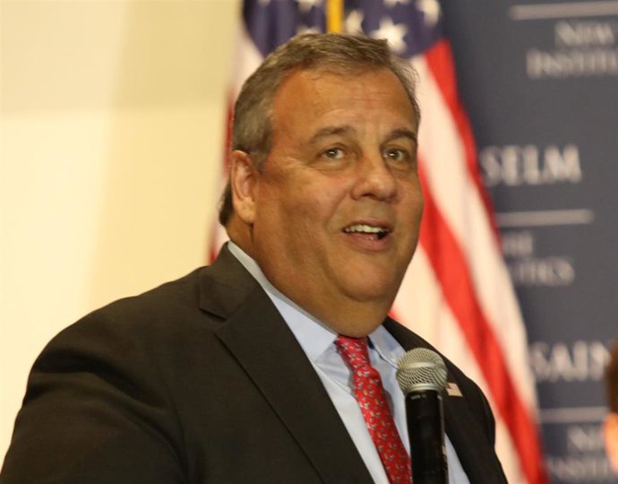 Archivo - El exgobernador del estado estadounidense de Nueva Jersey, Chris Christie