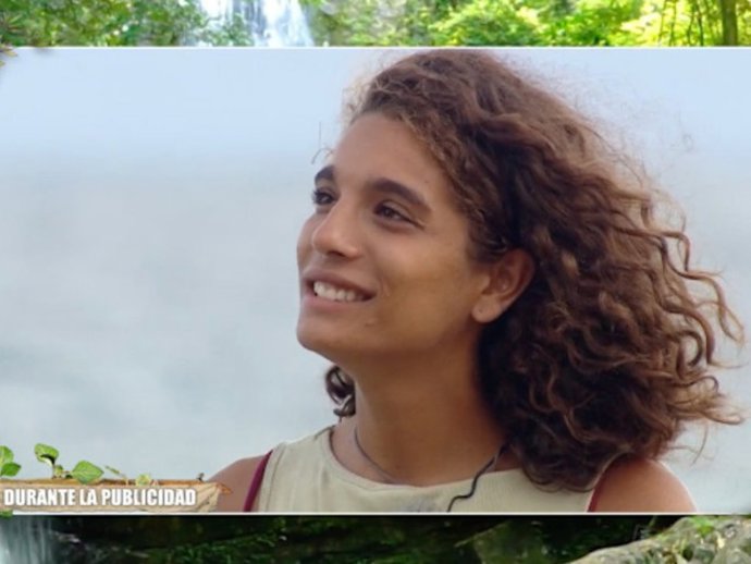 Alma Bollo durante la emisión de 'Supervivientes'.