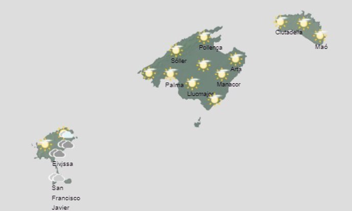 El tiempo hoy miércoles, 7 de junio, en Baleares.
