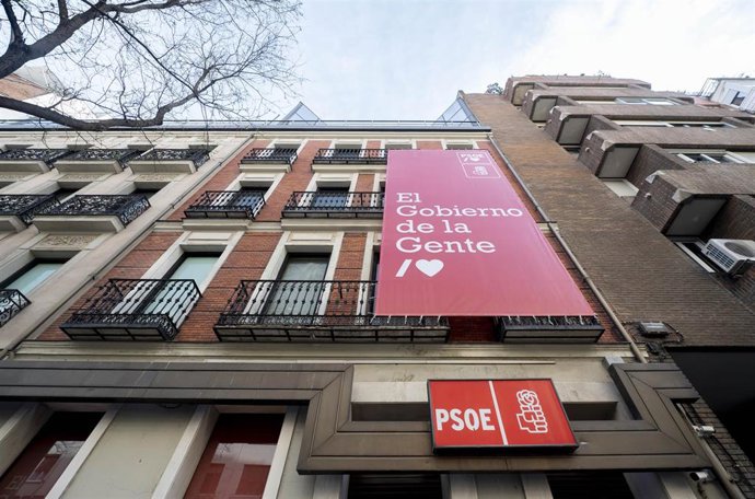 Archivo - Edificio de la sede del PSOE en Ferraz 