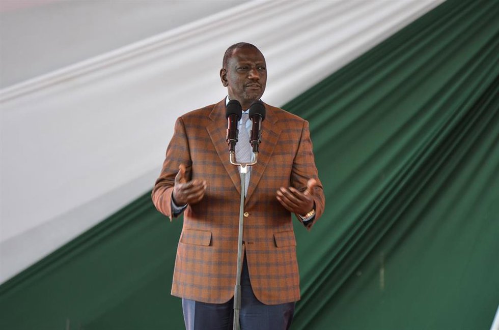 Archivo - El presidente de Kenia, William Ruto