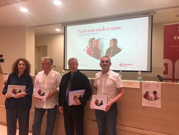 Cáritas Mallorca atiende a más de 9.000 personas en 2022, un centenar más que el año anterior.