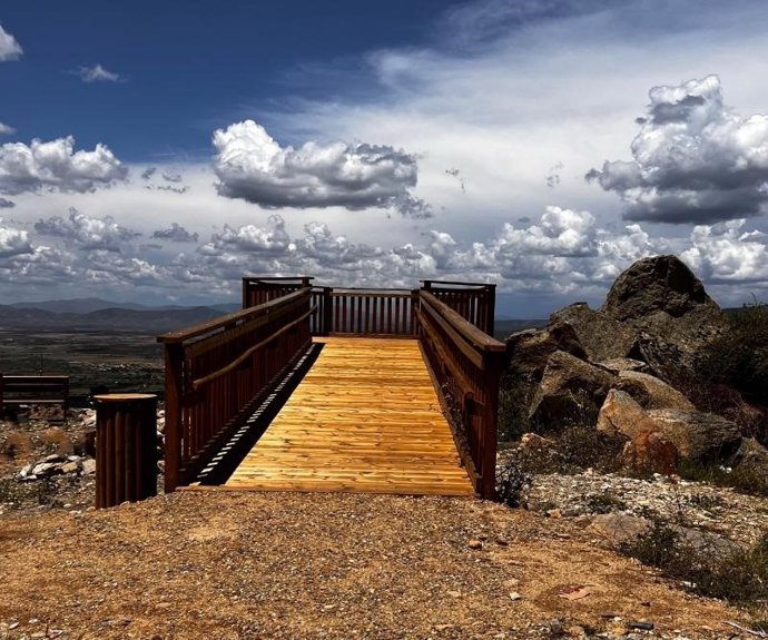 El mirador de Segura de Toro se suma a la red de miradores del Valle del Ambroz en Cáceres