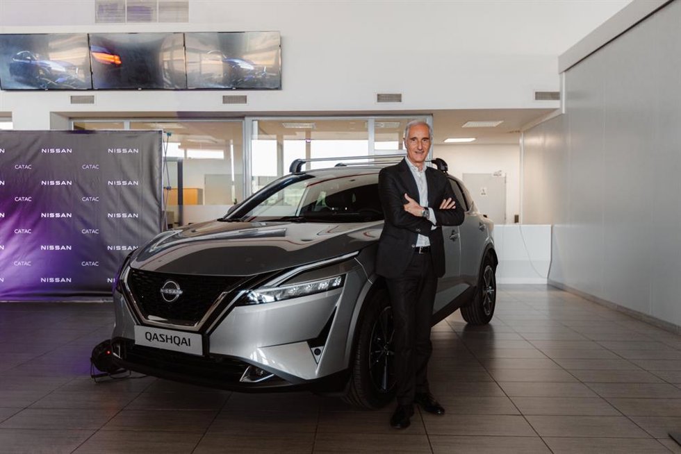 El consejero director general, Bruno Mattucci, en Nissan Catac (Córdoba)