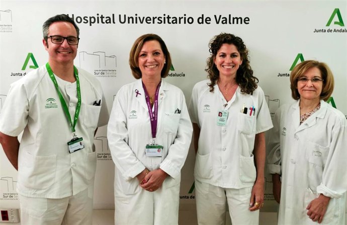 Equipo de enfermería del servicio de Medicina Interna del Área Hospitalaria de Valme