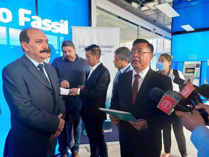 Archivo - La autoridad de supervisión financiera de Bolivia intervino el Banco Fassil, el tercero más grande del país, el pasado mes de abril